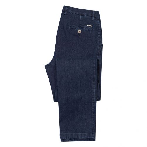 denim azul - Pantalón de hombre TCH Casual Sport tipo chino tejido vaquero denim azul de  algodón, poliester con lycra REGULAR fabricado en España.